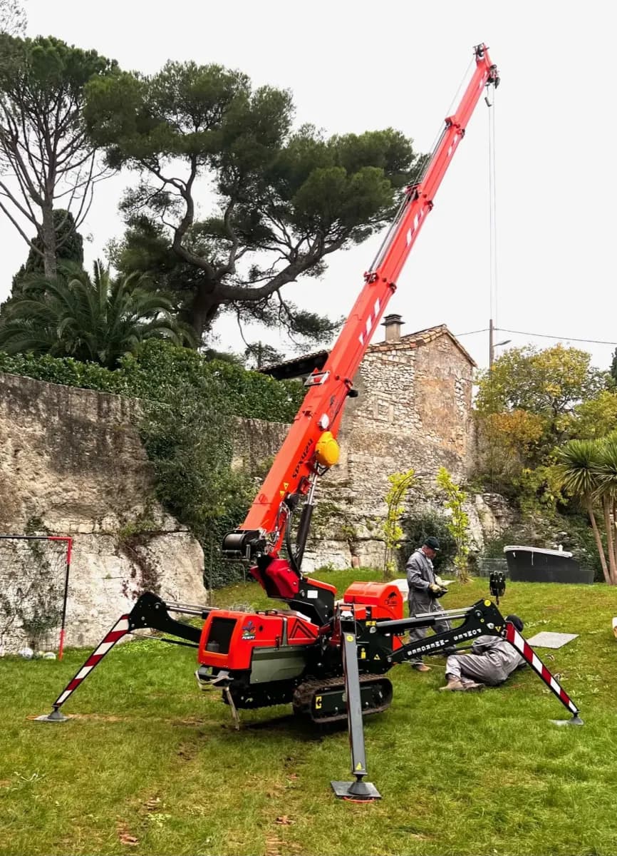 Foreuse Pumpy en intervention